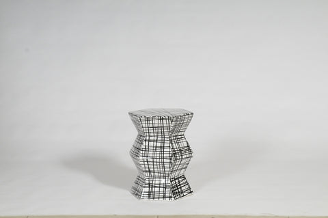 Handpainted Stool! HC16114