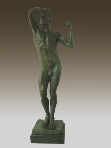 Bronze Sculpture Statue Tall Nude Male
