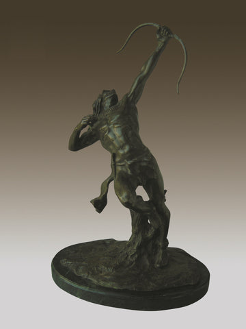 The Bowman bronze and Marble sculpture